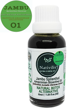 Load image into Gallery viewer, Nativilis Jambu Spilanthol Amazonian Bioactive Oil - Spilanthes Acmella Oleracea Extract - 100% Natural and Pure Botox Alternative - Relax facial muscles reduce wrinkles and fine lines improve skin firmness antioxidant properties Copaiba - 30 ml