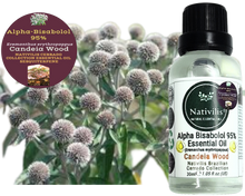 Load image into Gallery viewer, Nativilis Candeia Essential Oil Natural Alpha Bisabolol 95% (Eremanthus erythropappus) - Sesquiterpene – Vegan - Antibacterial Anti-inflammatory - Skin-Smoothing - Wound Healing Nociceptive Properties - Copaiba