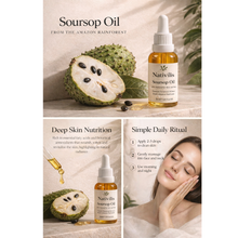 Load image into Gallery viewer, Nativilis Amazonian Soursop Graviola Guanabana Virgin Natural Bio Skin and Hair Oil (Annona muricata- Brazilian paw-paw)