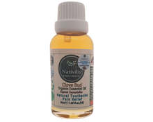 Load image into Gallery viewer, Nativilis Organic Clove Bud Essential Oil (Eugenia Caryophyllus) - natural pain reliever for toothache muscle pain - skin care - Copaiba properties 30ml Media 11 of 30