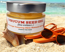 Load image into Gallery viewer, Nativilis Amazonian Urucum Seed Gel (Bixa orellana L.) Prolongs Tanning Skin Natural Glow - Ultraviolet Rays Protection properties – Brazilian Bio-Natural - Copaiba Benefits