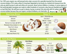 Load image into Gallery viewer, Nativilis Organic Coconut Oil 1L (Cocos Nucifera) - Extra Virgin, Raw, Cold Pressed, Pro Derma, Moisturizer Skin Hair, Vegan, 100% Natural, Ethically Sourced, Copaiba Properties, 1000ml Glass Jar (1L)