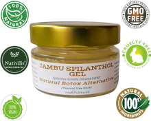 Load image into Gallery viewer, Nativilis Jambu Spilanthol Gel - (Spilanthes Acmella Oleracea Extract) - 100% Vegan Pure Natural Botox Alternative Better Skin Penetration Improve Skin Firmness Copaiba Properties - 100 ml