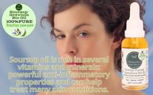 Load image into Gallery viewer, Nativilis Amazonian Soursop Graviola Guanabana Virgin Natural Bio Skin and Hair Oil (Annona muricata- Brazilian paw-paw) – Undiluted - Unrefined - Copaiba benefits