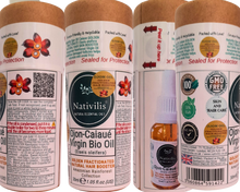 Load image into Gallery viewer, Nativilis Ojon Caiaue GOLDEN FRACTIONATED Oil - (Elaeis oleifera) NATURAL HAIR SKIN BOOSTER Rainforest Virgin Oil - revitalizes damaged follicles helps effective hair growth volumize and get tame frizz – Copaiba
