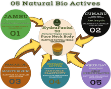 Load image into Gallery viewer, Nativilis HydraFacial 50 Natural Vegan Cream Face Neck Body - Jambu + Cumaru Concentrated + Cupuacu Butter + Pracaxi Oil + White Clay Day Night Anti-Aging Skincare Deep Hydration Moisturizing Copaiba