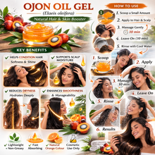 Load image into Gallery viewer, Nativilis Ojon Oil Gel - (Elaeis oleifera) NATURAL HAIR SKIN BOOSTER Rainforest Virgin Oil - revitalizes damaged follicles helps effective hair growth volumize and get tame frizz – Copaiba