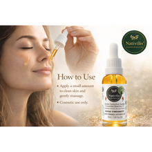 Load image into Gallery viewer, Nativilis Jambu Spilanthol Golden Amazonian Bioactive Oil - Spilanthes Acmella Oleracea Extract - High Viscosity - Better Skin Penetration 100% Natural Botox Alternative - Relax facial muscles reduce wrinkles antioxidant properties Copaiba - 30 ml