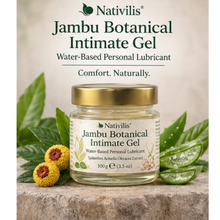 Load image into Gallery viewer, Nativilis Jambu Spilanthol Gel - (Spilanthes Acmella Oleracea Extract) - 100% Natural Vegan Pure - Relax Intimate Vibe Sensation - Muscle Relaxant Effect - Popular Female Aphrodisiac - Natural Botox Alternative - Copaiba Properties - 100 ml