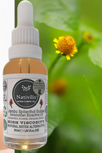 Load image into Gallery viewer, Nativilis Jambu Spilanthol Golden Amazonian Bioactive Oil - Spilanthes Acmella Oleracea Extract - High Viscosity - Better Skin Penetration 100% Natural Botox Alternative - Relax facial muscles reduce wrinkles antioxidant properties Copaiba - 30 ml