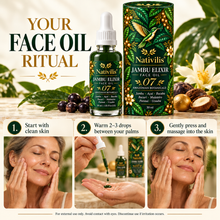 Load image into Gallery viewer, Nativilis Jambu Elixir rich botanical face oil texture