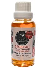 Load image into Gallery viewer, Nativilis Grapefruit Organic Essential Oil 30 ml (Citrus × paradisi) - Antibacterial and Antimicrobial Effects - Fights against acne -Promote Weight Loss - Copaiba Properties