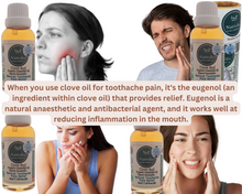 Load image into Gallery viewer, Nativilis Organic Clove Bud Essential Oil (Eugenia Caryophyllus) - natural pain reliever for toothache muscle pain - skin care - Copaiba properties 30ml