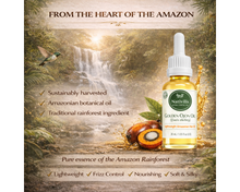 Load image into Gallery viewer, Nativilis Ojon Caiaue GOLDEN FRACTIONATED Oil - (Elaeis oleifera) NATURAL HAIR SKIN BOOSTER Rainforest Virgin Oil - revitalizes damaged follicles helps effective hair growth volumize and get tame frizz – Copaiba