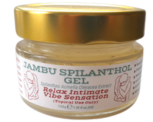 Load image into Gallery viewer, Nativilis Jambu Spilanthol Gel - (Spilanthes Acmella Oleracea Extract) - 100% Natural Vegan Pure - Relax Intimate Vibe Sensation - Muscle Relaxant Effect - Popular Female Aphrodisiac - Natural Botox Alternative - Copaiba Properties - 100 ml