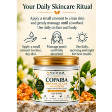 Load image into Gallery viewer, Nativilis Copaiba and Neroli Botanical Gel 100g – moisturising face and body gel