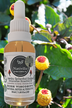 Load image into Gallery viewer, Nativilis Jambu Spilanthol Golden Amazonian Bioactive Oil - Spilanthes Acmella Oleracea Extract - High Viscosity - Better Skin Penetration 100% Natural Botox Alternative - Relax facial muscles reduce wrinkles antioxidant properties Copaiba - 30 ml