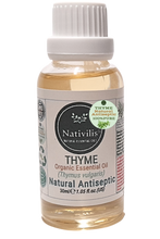 Load image into Gallery viewer, Nativilis Thyme Organic Essential Oil 30 ml (Thymus vulgaris) - Stimulating Balancing Toning - alleviate inflammation in the body, among other benefits - Copaiba Properties