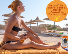 Load image into Gallery viewer, Nativilis Amazonian Urucum Seed Extract Annatto Oil 30 ml (Bixa orellana L.) Emolient for Suncream Lotion | Ultraviolet Rays Protection properties – Brazilian Bio-Natural Skin Tanning Oil - Copaiba Benefits