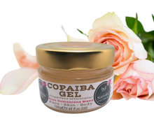 Load image into Gallery viewer, Nativilis Copaiba Gel (Copaifera officinalis) 100% Natural Multipurpose Gel Rosa damascena Face Skin Body Moisturizing Anti-aging