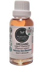 Load image into Gallery viewer, Nativilis Oregano Organic Essential Oil 30 ml (Origanum vulgare) - antioxidant antifungal anti-inflammatory properties playing beneficial role in weight management and infection treatments - Copaiba Properties