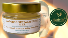 Load image into Gallery viewer, Nativilis Jambu Spilanthol Gel - (Spilanthes Acmella Oleracea Extract) - 100% Vegan Pure Natural Botox Alternative Better Skin Penetration Improve Skin Firmness Copaiba Properties - 100 ml