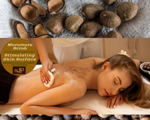 Load image into Gallery viewer, Nativilis Murumuru Scrub 150 Grams (Astrocaryum murumuru) Amazonian Rainforest Collection - 100% natural exfoliating agent improves blood circulation stimulating skin surface - removes dead skin cells - Copaiba 150G