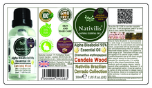 Load image into Gallery viewer, Products Nativilis Candeia Essential Oil Natural Alpha Bisabolol 95% (Eremanthus erythropappus) - Sesquiterpene – Vegan - Antibacterial Anti-inflammatory - Skin-Smoothing - Wound Healing Nociceptive Properties