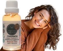 Load image into Gallery viewer, Nativilis Cinnamon Organic Essential Oil 30 ml (Cinnamomum zeylanicum) - antibacterial antifungal antidiabetic and antioxidant - Copaiba properties