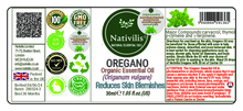 Load image into Gallery viewer, Nativilis Oregano Organic Essential Oil 30 ml (Origanum vulgare) - antioxidant antifungal anti-inflammatory properties playing beneficial role in weight management and infection treatments - Copaiba Properties