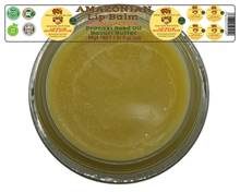 Load image into Gallery viewer, Nativilis AMAZONIAN LIP BALM DOUBLE ACTION FORMULA WITH PRACAXI SEED OIL (Pentaclethra macroloba) + BACURI BUTTER (Platonia insignis) Moisturises Dry Lips and Heals Chapped Lips - Toned Lips - Copaiba