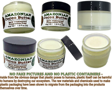 Load image into Gallery viewer, Nativilis Amazonian Cocoa Butter Raw Unscented Fragrance Free (Theobroma cacao) Skin Natural Moisturizer Replenishing skin's moisture protecting your skin improving elasticity – Copaiba properties