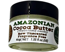 Load image into Gallery viewer, Nativilis Amazonian Cocoa Butter Raw Unscented Fragrance Free (Theobroma cacao) Skin Natural Moisturizer Replenishing skin's moisture protecting your skin improving elasticity – Copaiba properties