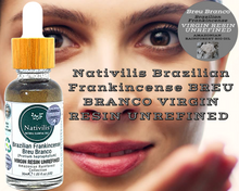 Load image into Gallery viewer, Nativilis Brazilian Frankincense - BREU BRANCO VIRGIN RESIN UNREFINED - Protium heptaphyllum - Amazonian natural resin oil properties anti-inflammatory antiseptic analgesic soothing exfoliant for dry and oily skin - Copaiba