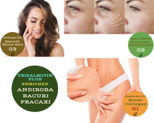 Load image into Gallery viewer, Nativilis TRIPALMITIN PLUS enriched with 03 Amazonian Rainforest Virgin Oil - ANDIROBA BACURI PRACAXI - Favours cellular renewal standardizing the tone - skin getting more illuminated revitalized and soft - Copaiba
