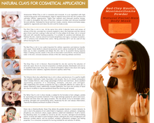 Load image into Gallery viewer, Nativilis Red Clay Kaolin Montmorillonite Powder - Natural Facial Hair Body Mask Mitigate redness removes dead skin cells blackheads cleanser for acne-prone, oily, and problem skin - Copaiba