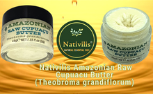 Load image into Gallery viewer, Nativilis Amazonian Raw Cupuacu Butter (Theobroma grandiflorum) - Helps seal in moisture to rehydrate skin and hair increase suppleness and decrease signs of aging like fine lines wrinkles – Copaiba