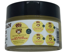 Load image into Gallery viewer, Nativilis AMAZONIAN LIP BALM DOUBLE ACTION FORMULA WITH PRACAXI SEED OIL (Pentaclethra macroloba) + BACURI BUTTER (Platonia insignis) Moisturises Dry Lips and Heals Chapped Lips - Toned Lips - Copaiba