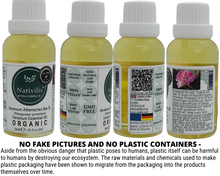 Load image into Gallery viewer, Nativilis Organic Geranium Essential Oil (Pelargonium graveolens) - 100% Natural - 30ml - (GC/MS Tested)