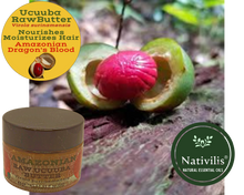 Load image into Gallery viewer, Nativilis Amazonian Raw Ucuuba Butter (Virola surinamensis) - Nourishes Moisturizes Hair Restores Elasticity - Repairs Damaged Scalp keeping Healthy – Amazonian Dragon's Blood – Copaiba