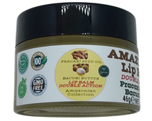 Load image into Gallery viewer, Nativilis AMAZONIAN LIP BALM DOUBLE ACTION FORMULA WITH PRACAXI SEED OIL (Pentaclethra macroloba) + BACURI BUTTER (Platonia insignis) Moisturises Dry Lips and Heals Chapped Lips - Toned Lips - Copaiba