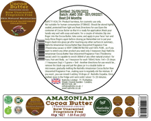 Load image into Gallery viewer, Products Nativilis Amazonian Cocoa Butter Raw Unscented Fragrance Free (Theobroma cacao) Skin Natural Moisturizer Replenishing skin's moisture protecting your skin improving elasticity – Copaiba properties
