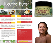 Load image into Gallery viewer, Nativilis Amazonian Raw TUCUMA BUTTER (Astrocaryum vulgare) – GREAT HAIR CONDITIONER - HIGH CONCENTRATION VITAMIN-A BETA-CAROTENE - SKIN and Hair Care - nourishing, moisturizing, antioxidant - Copaiba