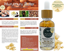 Load image into Gallery viewer, Nativilis Murumuru Virgin Oil (Astrocaryum murumuru) Amazonian Rainforest Collection - Skin Hair Care Natural Moisturizer – Less frizzy hair - Won’t clog your pores – Copaiba properties