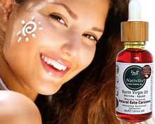 Load image into Gallery viewer, Nativilis Amazonian Buriti Oil (Mauritia flexuosa) Moriche – Aguaje – Richest source Beta-Carotene Vitamin A 20X More than Carrots – emollient rebuild moisturize re-hydrate skin cells - Copaiba