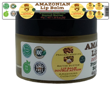 Load image into Gallery viewer, Nativilis AMAZONIAN LIP BALM DOUBLE ACTION FORMULA WITH PRACAXI SEED OIL (Pentaclethra macroloba) + BACURI BUTTER (Platonia insignis) Moisturises Dry Lips and Heals Chapped Lips - Toned Lips - Copaiba