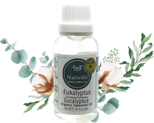 Load image into Gallery viewer, Nativilis Organic Eucalyptus Essential Oil (Eucalyptus globulus) - 100% Natural - 30ml - (GC/MS Tested)