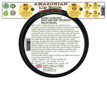 Load image into Gallery viewer, Nativilis AMAZONIAN LIP BALM DOUBLE ACTION FORMULA WITH PRACAXI SEED OIL (Pentaclethra macroloba) + BACURI BUTTER (Platonia insignis) Moisturises Dry Lips and Heals Chapped Lips - Toned Lips - Copaiba