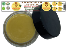 Load image into Gallery viewer, Nativilis AMAZONIAN LIP BALM DOUBLE ACTION FORMULA WITH PRACAXI SEED OIL (Pentaclethra macroloba) + BACURI BUTTER (Platonia insignis) Moisturises Dry Lips and Heals Chapped Lips - Toned Lips - Copaiba