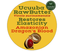 Load image into Gallery viewer, Nativilis Amazonian Raw Ucuuba Butter (Virola surinamensis) - Nourishes Moisturizes Hair Restores Elasticity - Repairs Damaged Scalp keeping Healthy – Amazonian Dragon's Blood – Copaiba